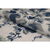 Cortina Europa com forro de microfibra - L:6,00m - Floral Azul - comprar online