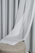 Cortina voil liso com forro em blackout 70% de vedação - L: 4,50m - Branco na internet