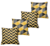 KIT 4 Capas de almofada - Amarelo