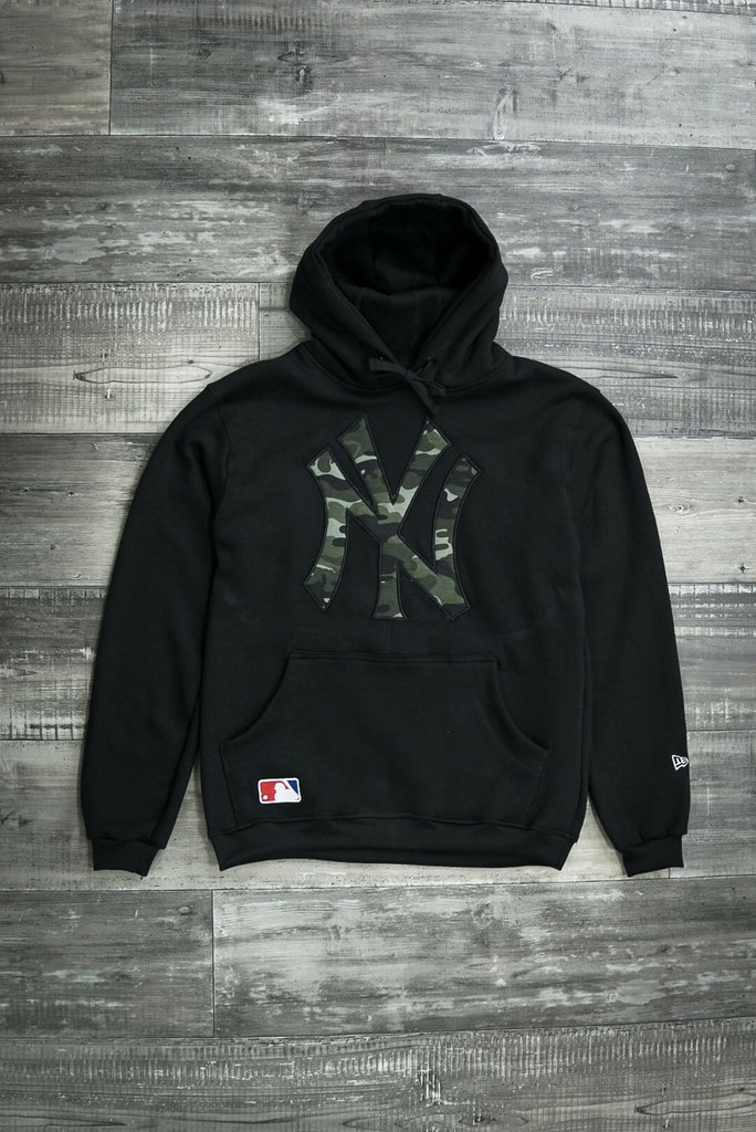 Buzo NY Unisex Negro con Camuflado