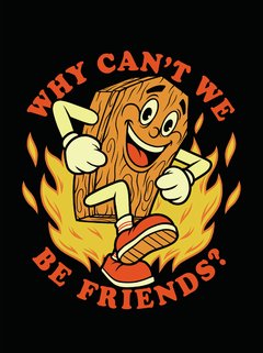 Camiseta "Why can't we be friends?" - loja online