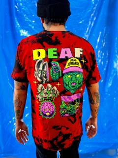 camiseta Deaf Flash Tie Dye