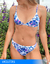 Bikini Estampada Sol y Playa Triangulito, Art 4203 - Flores Violeta