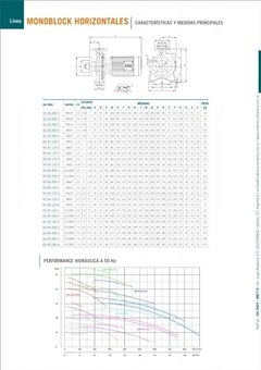 BOMBA CZERWENY EB-65-40-200 7,5 Hp TRIF. BRIDADA (Hogar, Riego, Presurización, Elevación) - comprar online