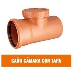 IPS CANO CAMARA C/TAPA 110mm DESAGÜE (Desagüe Cloacal)