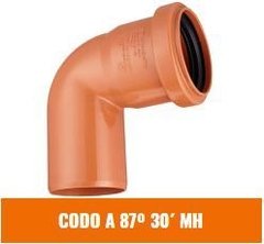 IPS CODO 87°30 63mm MH DESAGÜE (Desagüe Cloacal)