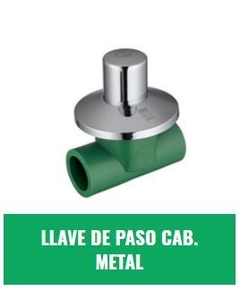 IPS LLAVE PASO CABEZAL METÁLICO 32mm FUSIÓN (Agua)