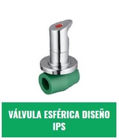 IPS VALVULA ESFÉRICA C/UNION DOBLE 20mm (Agua)