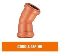 IPS CODO 45° 63mm HH DESAGÜE (Desagüe Cloacal)