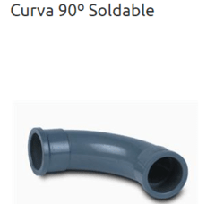 CURVA 90º 20mm SOLDABLE TIGRE (Riego, Tuberías, Conducción)