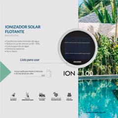 IONIZADOR SOLAR FLOTANTE PARA PISCINAS ION-100 (Piscina, Pileta) - comprar online