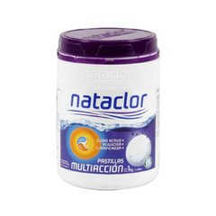 CLORO MULTIACC. PASTILLA 200 GRS X 1 KIL NATACLOR (Piscina, Químico, Mantenimiento) - comprar online