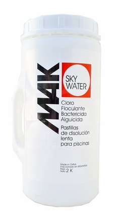 MAK SKY WATER X 2 KGS. MAK (Piscina, Químico, Mantenimiento) - comprar online