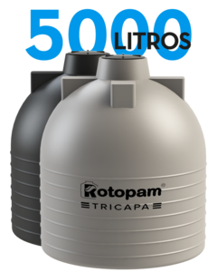 TANQUE ROTOPAM 5000 litros Tricapa S/Flotante H 2,25x2 (Hogar, Agua)