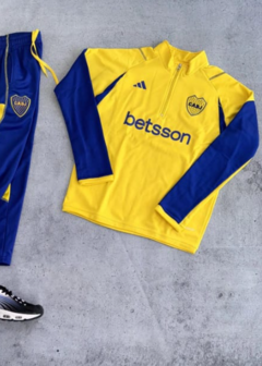 BUZO LIGERO DE ENTRENAMIENTO BOCA JUNIORS AMARILLO