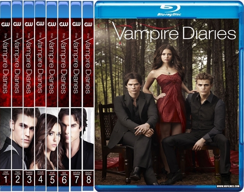 Diários De Um Vampiro: 1° A 8° Temporada Em Dvd (dublado