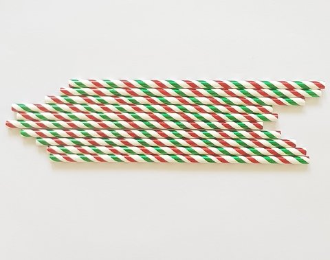 SORBETE POLIPAPEL METAL NAVIDEÑO X 10