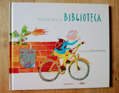 Nicolás va a la biblioteca - Pictogramas Bata-