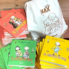 Promo 3 libros de Max + mochila de tela de regalo