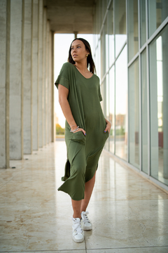 VESTIDO VELMA VERDE - comprar online