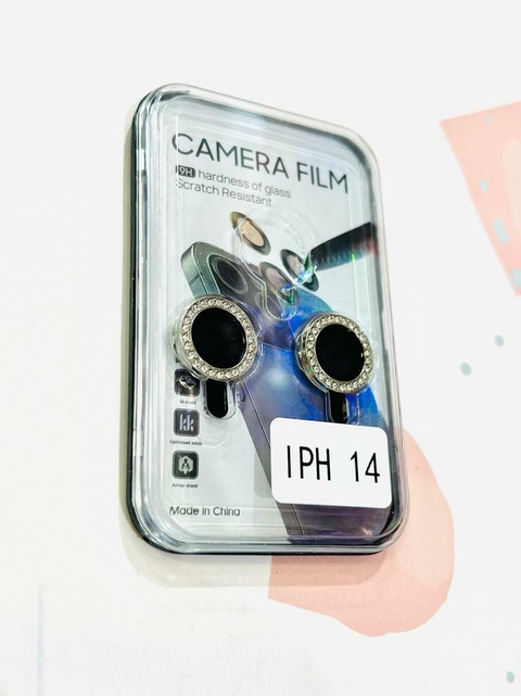 LENTES PARA CAMARA INDIVIDUALES CON BRILLOS PLATEADOS IPH 14