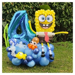 Balloon Bouquet Bob Esponja