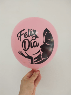 10 Globos impresos Feliz día