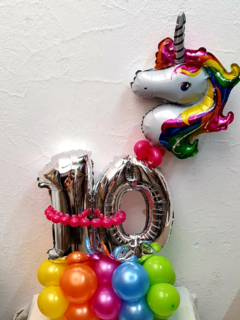 Balloon bouquet de mesa Unicornio