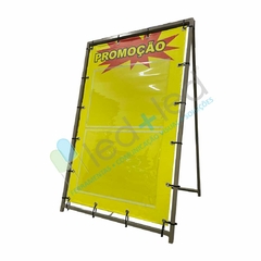 Cavalete 59x92cm Metalon e Lona 1 Face 2 Bolsas A3 - comprar online