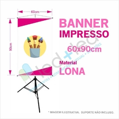 Banner Lona Impressa 60x90cm