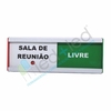 Placa 22x8cm Livre/Ocupado