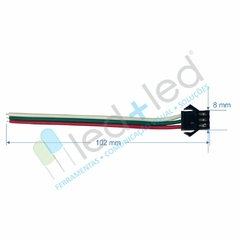 10 Conector Fêmea para Fita Neon LED RGB - comprar online