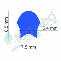 20 metros Neon LED 2a Geração Azul 6mm c/ Fita LED IP20 na internet