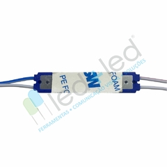 100 Módulo LED Slim com Lente 160° cor Azul na internet