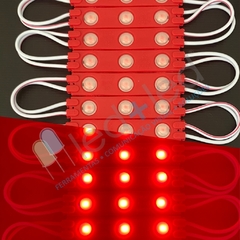 100 Módulo LED Slim com Lente 160° cor Vermelho - comprar online