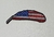 1756-3 - Adesivo para chapéu - Pena Bandeira EUA
