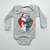 2141-5 - Body Baby Ranch Infantil ML Love Cinza Mescla