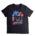 0525-4 - T-shirt Infantil Tassa Preta Cowboys