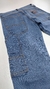 2726-5- 192 - Calça Laço de Couro Unissex Infantil Carpinteira Stone - loja online