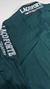 3230-20 - Camisa Masc ML Lisa Bordada Verde Bandeira/Branco - loja online