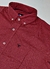 3230-44 - Camisa Masc MC Xadrez Pequeno Vermelho/Preto Logo Preta - comprar online