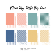 Bloco A4 - Coleção My Little Big Love - MMCMLB-09 - comprar online