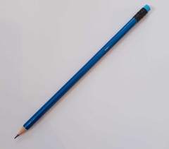 Lápis Preto com Borracha - Metálico - Tris - 634128 - comprar online