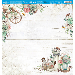 Folha para Scrapbook - Litoarte - Country Flores - SD-1180 - comprar online