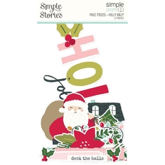 Page Pieces - Holly Jolly - Simple Stories - 16127