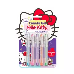 Caneta Esferográfica Mini - Hello Kitty 1.0 Colorida - Leo & Leo