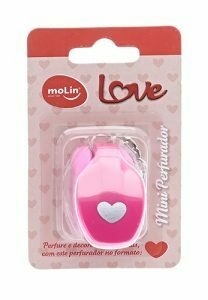 Mini Perfurador - Love Coração - Molin - 17566