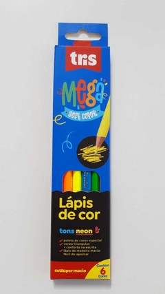 Lápis de Cor - Mega Soft Color - Neon - Tris - 603483