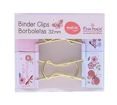 Binder Clips - Borboletas - Molin - 30975