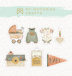 Chipboard Estampados - My Memories Crafts - Coleção Meu Tesouro - MMCMTE-10